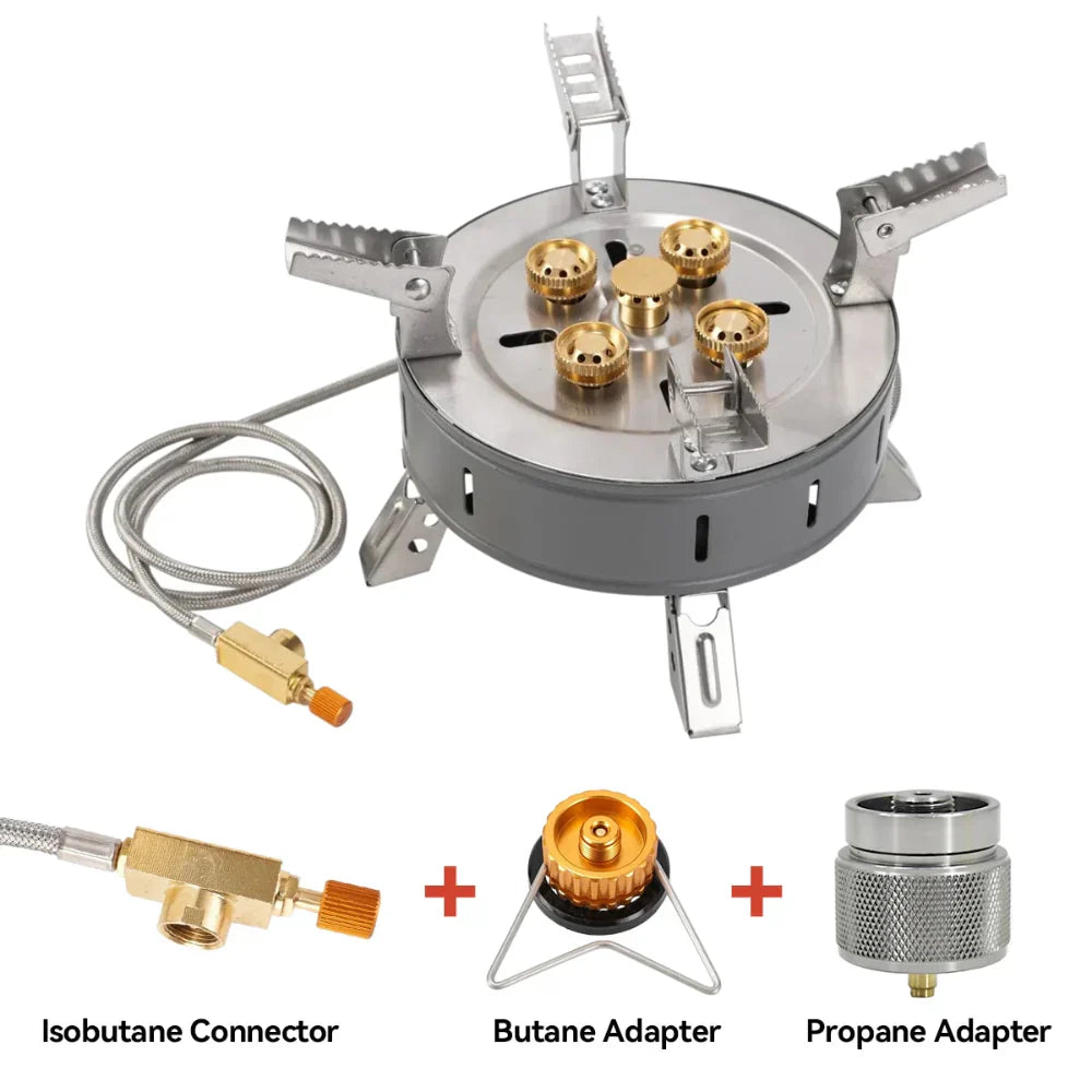 High Power Output Portable Camping Stove - Foldable Design