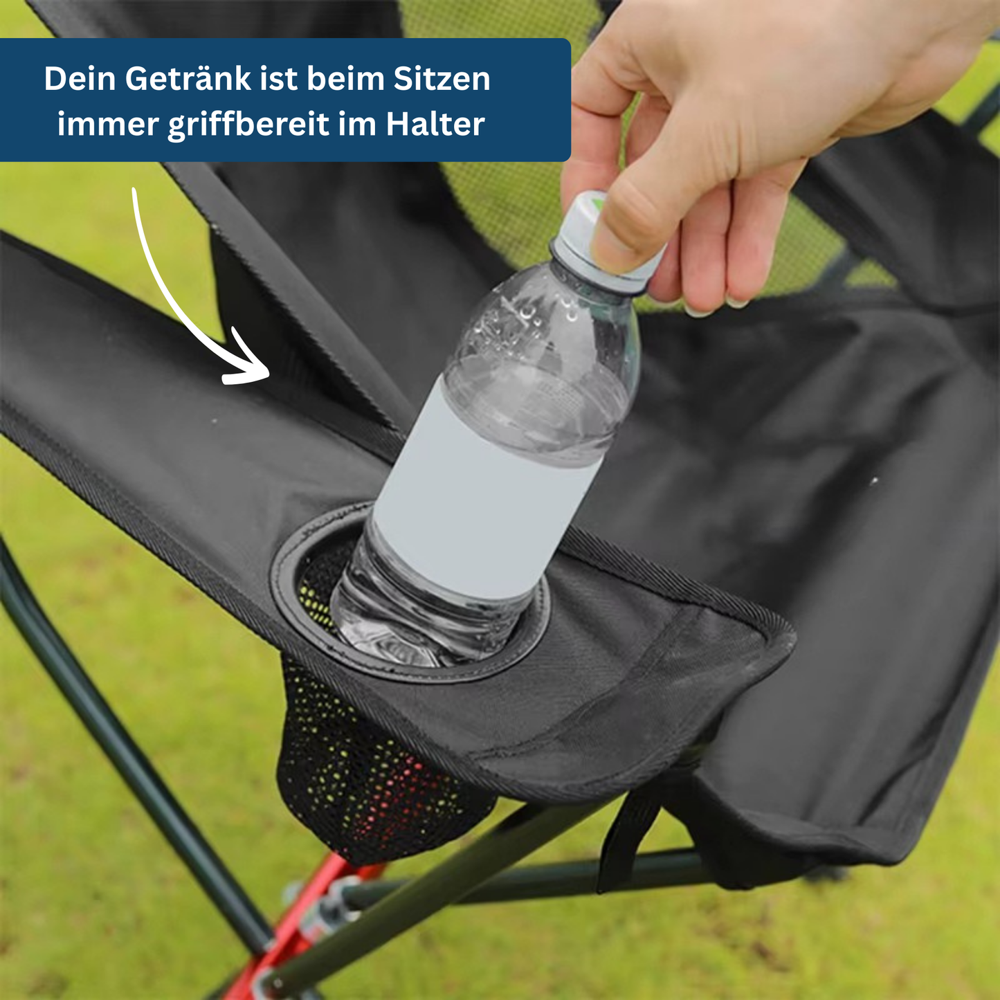 Compact Folding Chair for Camping with Storage Bag