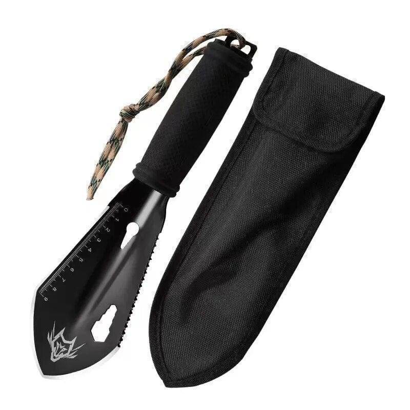 Multi-Function Stainless Steel Survival Shovel Kit with Accessories