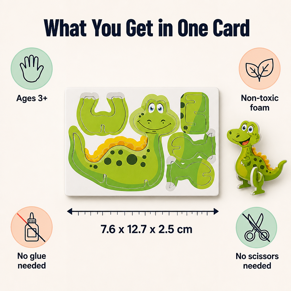 BrilliaBuild™ — Build 3D Dinos, Planes & Animals From Flat Paper in Minutes