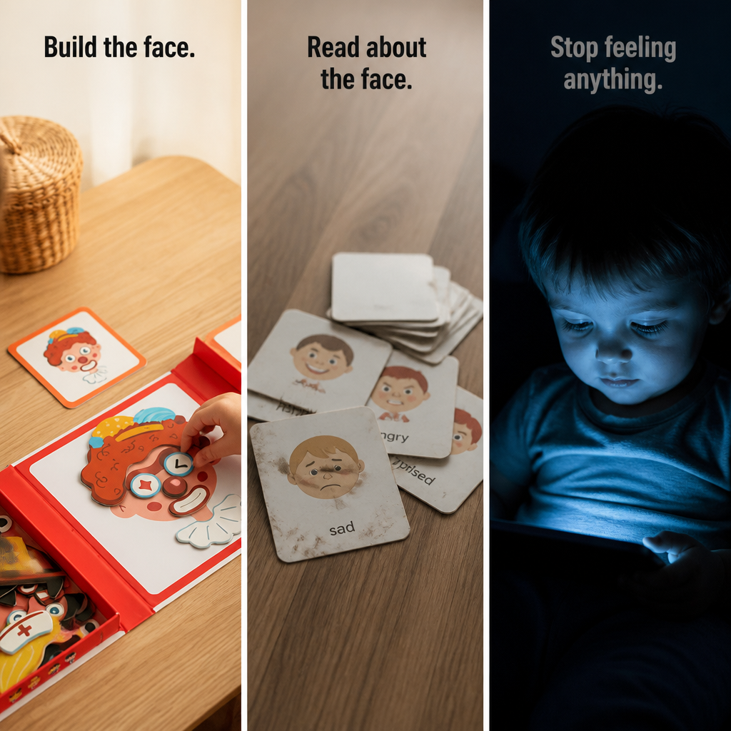 FeelMorph™ Emotion Puzzle — Build the Face, Name the Feeling, Skip the Meltdown