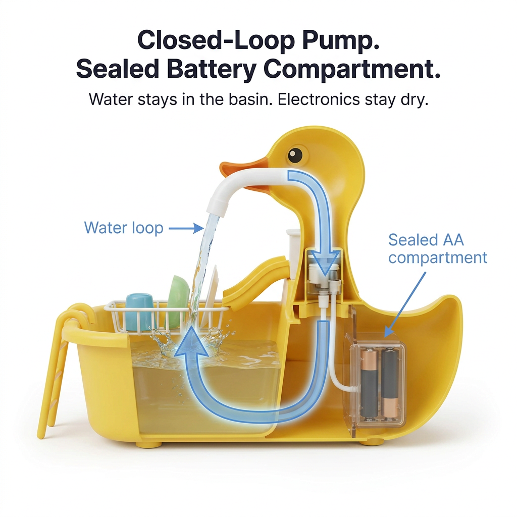 AquaSprout™ — Trade the iPad for Real Running Water and Fishing Game Play
