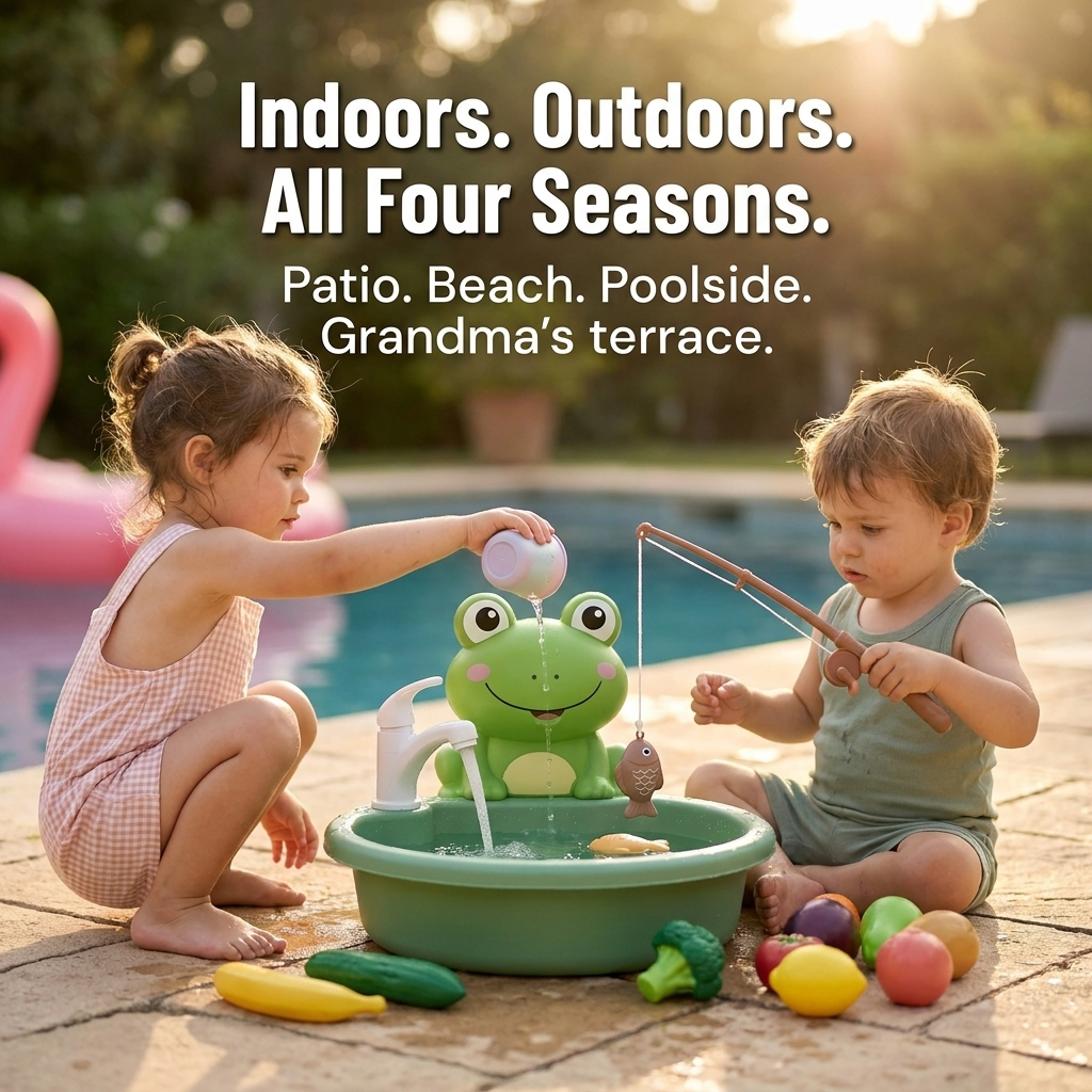 AquaSprout™ — Trade the iPad for Real Running Water and Fishing Game Play