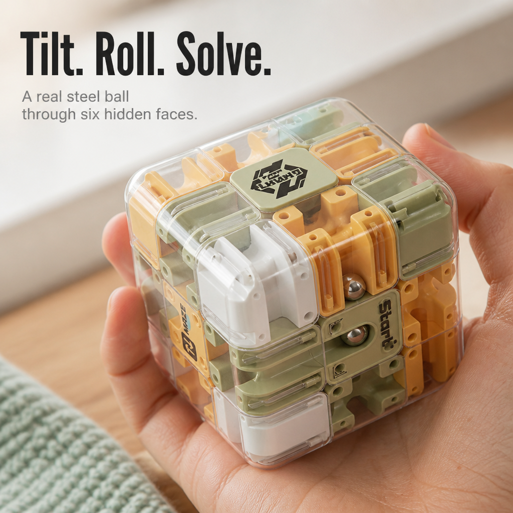 MindTrek Cube™ — Trade Screen Tantrums for a 3D Maze They Won't Put Down