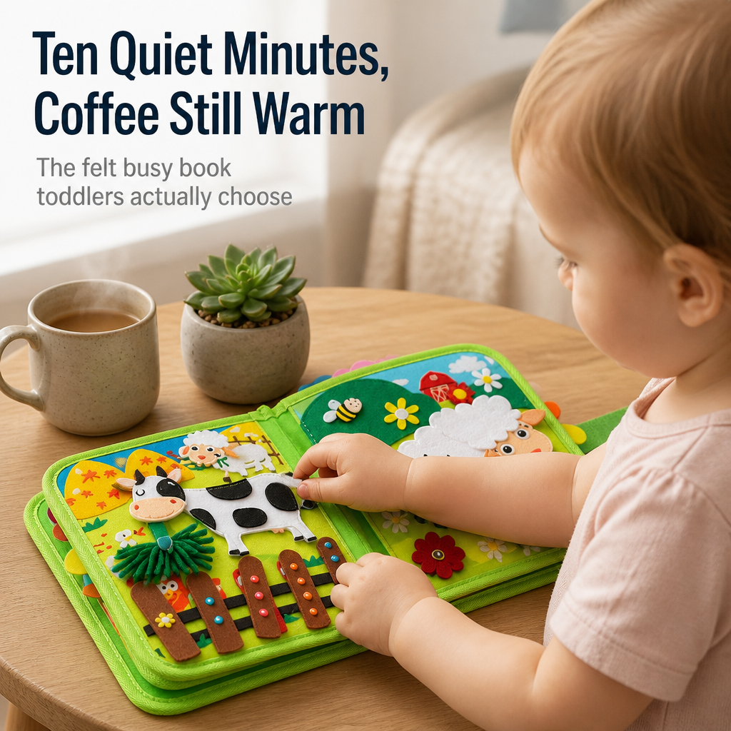 FarmTales Toddler Felt Farm Busy Book