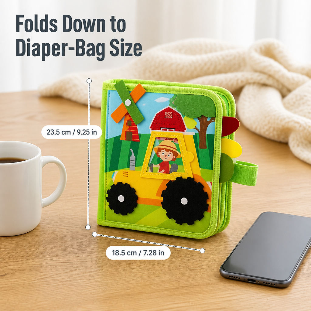FarmTales Toddler Felt Farm Busy Book