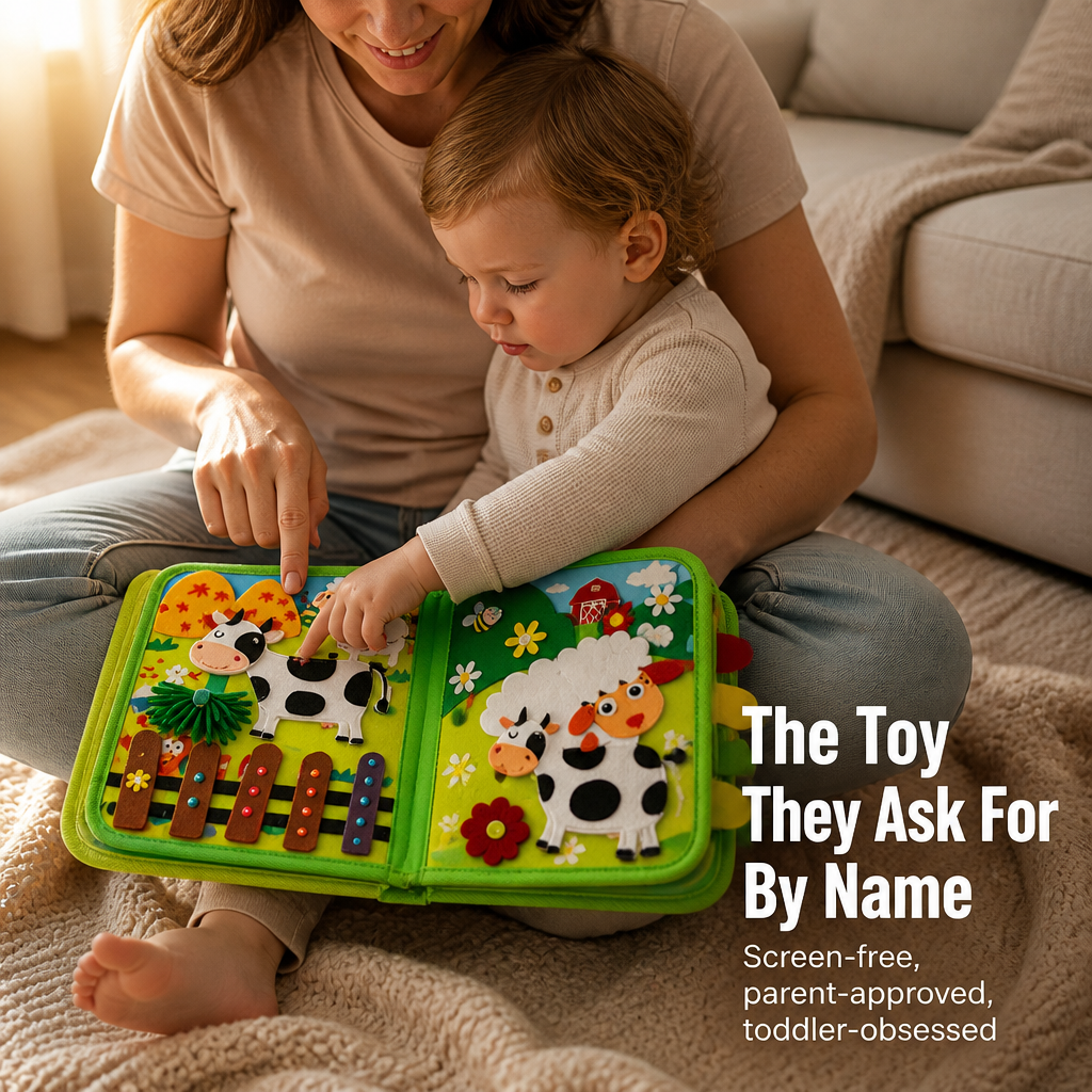 FarmTales Toddler Felt Farm Busy Book