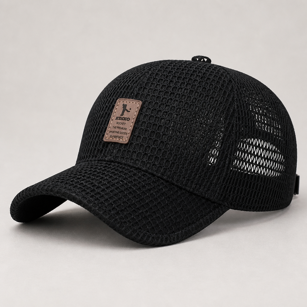 ClarioCap™ – Breathable Mesh Baseball Cap with Adjustable Strap