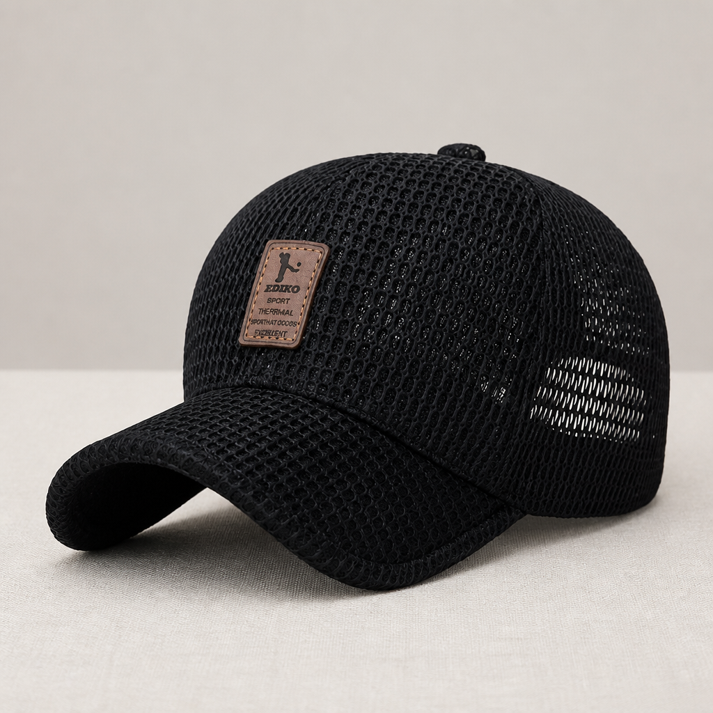 ClarioCap™ – Breathable Mesh Baseball Cap with Adjustable Strap