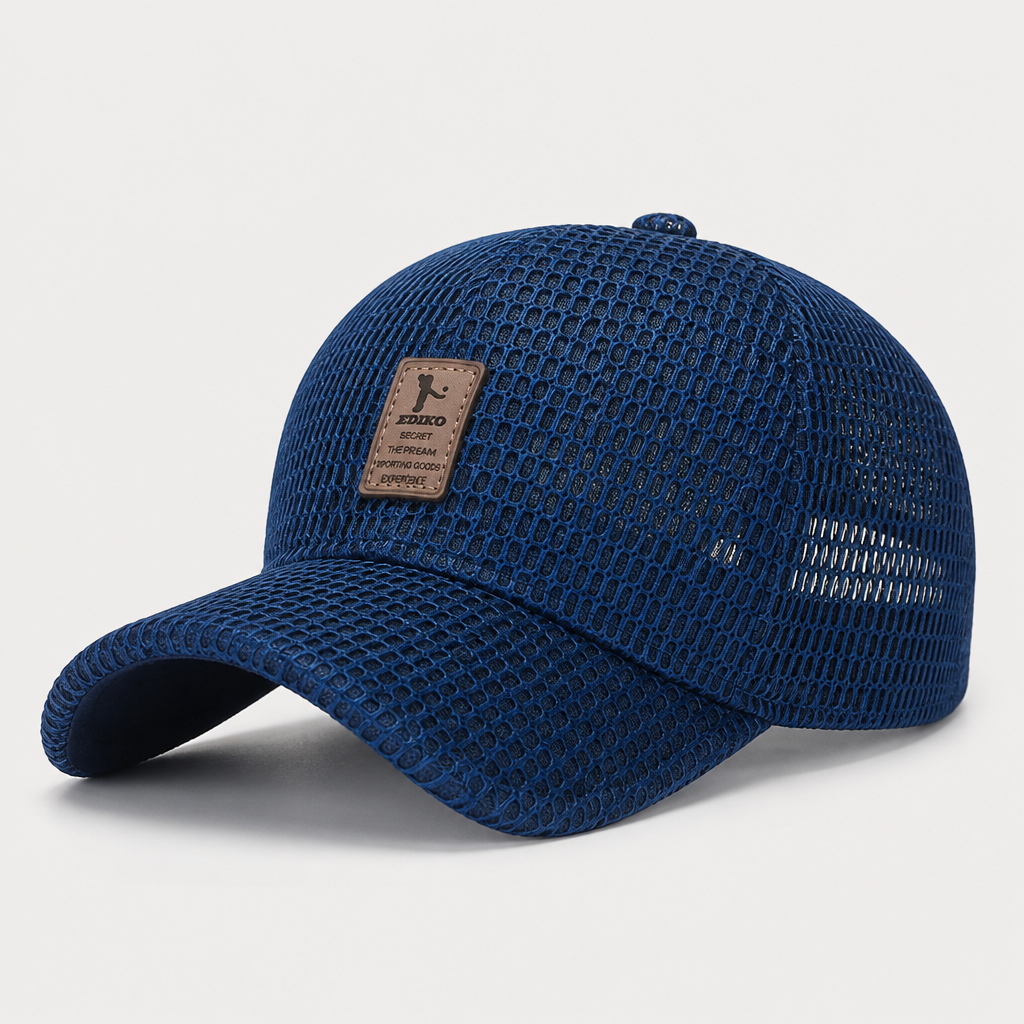 ClarioCap™ – Breathable Mesh Baseball Cap with Adjustable Strap