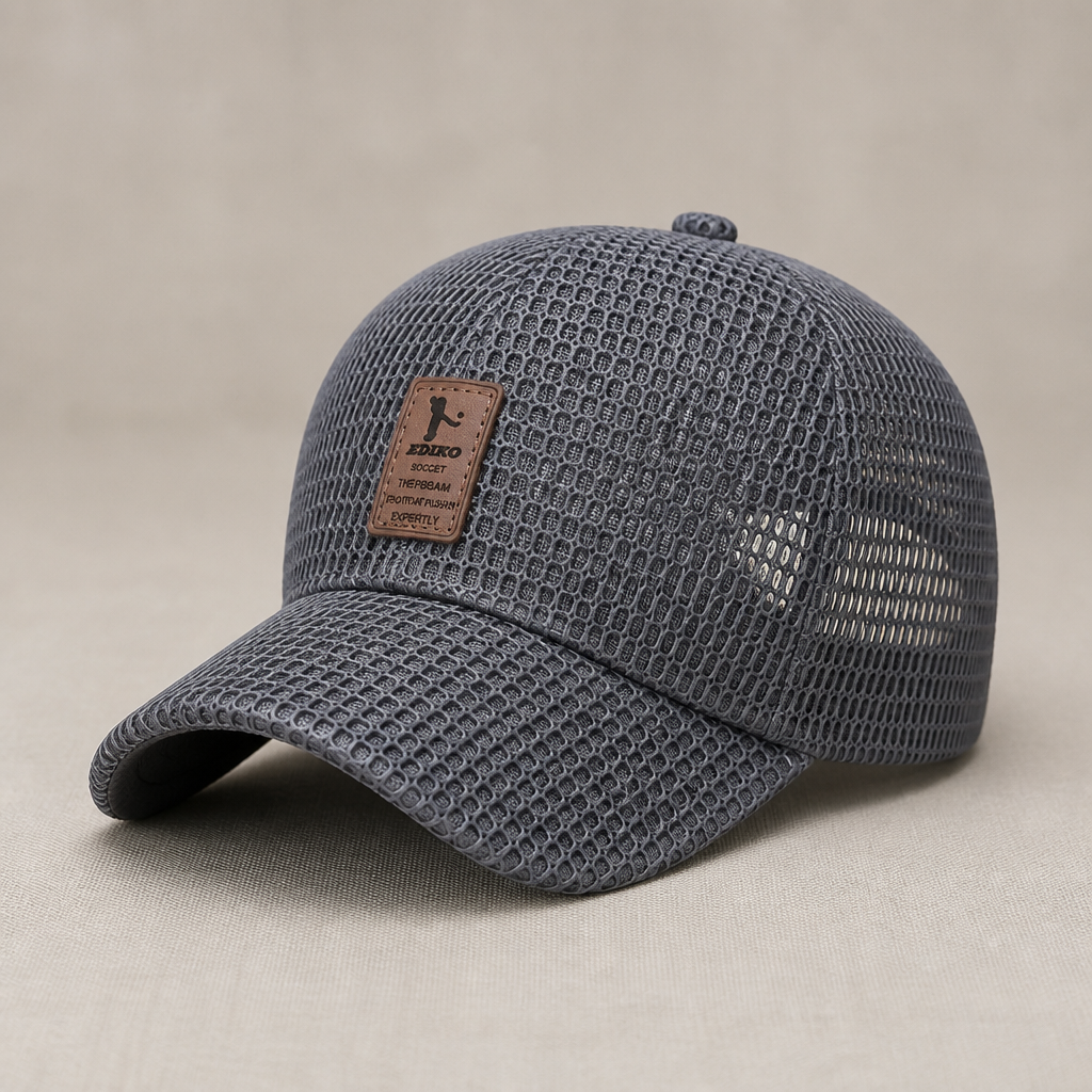 ClarioCap™ – Breathable Mesh Baseball Cap with Adjustable Strap
