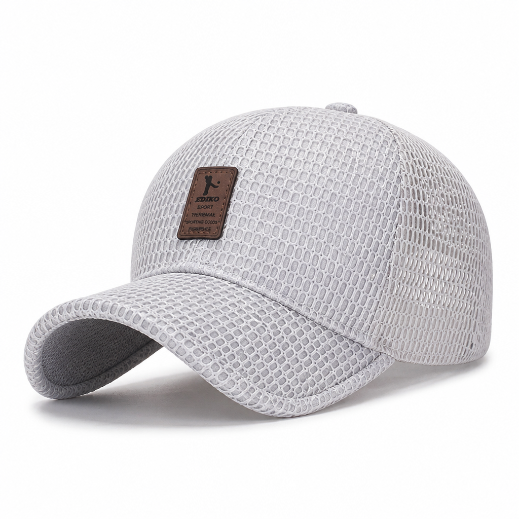 ClarioCap™ – Breathable Mesh Baseball Cap with Adjustable Strap