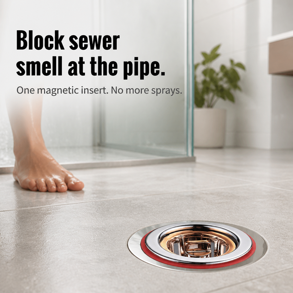DrainGuard™ — Seal Off Sewer Smell and Stop Bugs Coming Up Your Drain