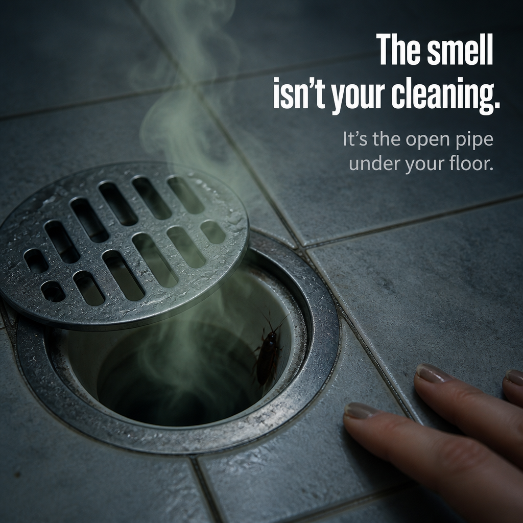 DrainGuard™ — Seal Off Sewer Smell and Stop Bugs Coming Up Your Drain