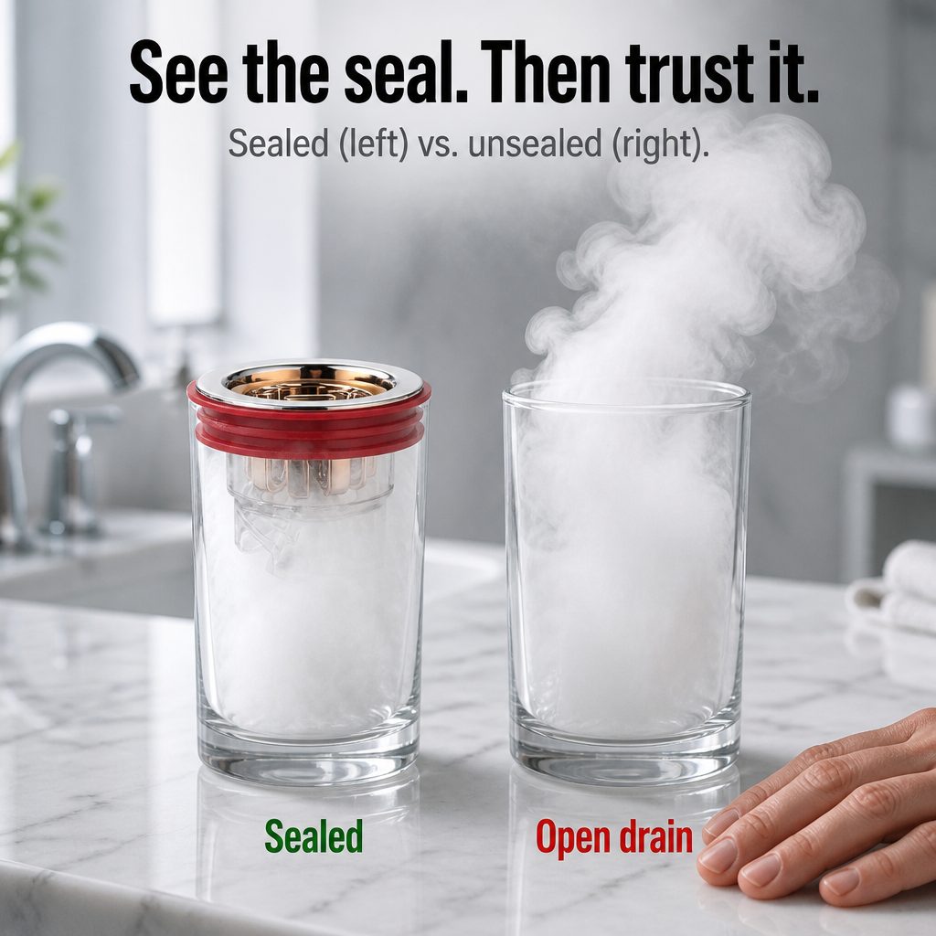 DrainGuard™ — Seal Off Sewer Smell and Stop Bugs Coming Up Your Drain