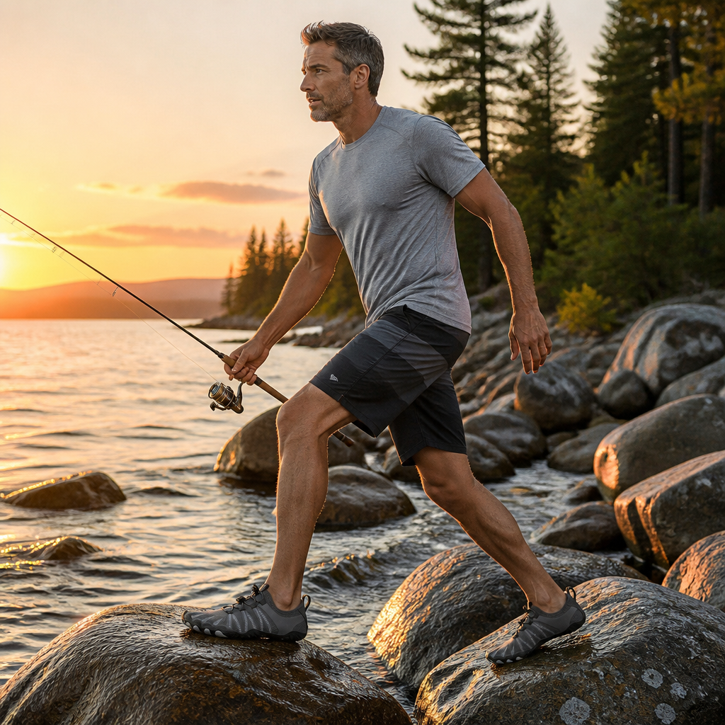 HydroStride™ – Quick-Dry Barefoot Water Shoes with Anti-Slip Grip