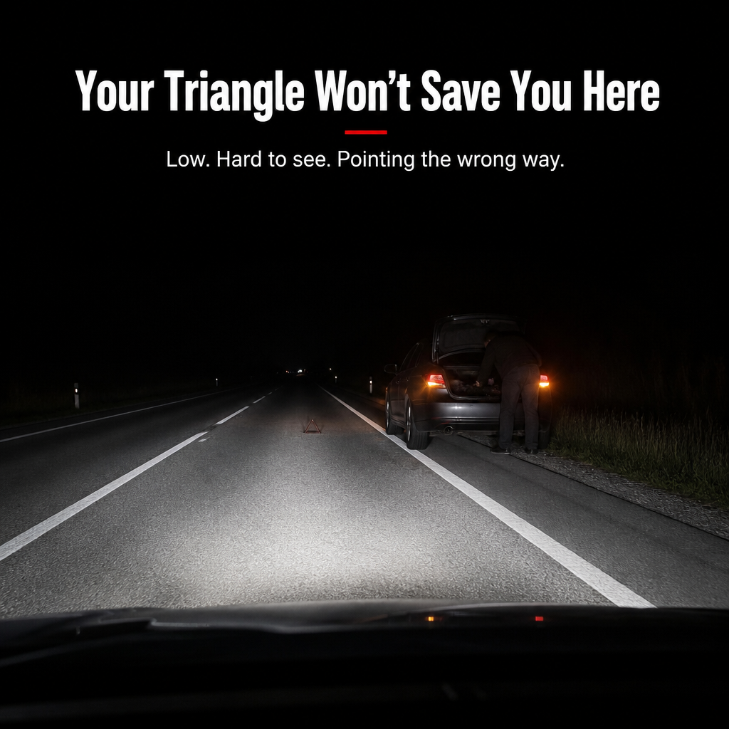 LumaGuard™ — Light Up the Whole Roadside in One Second Flat
