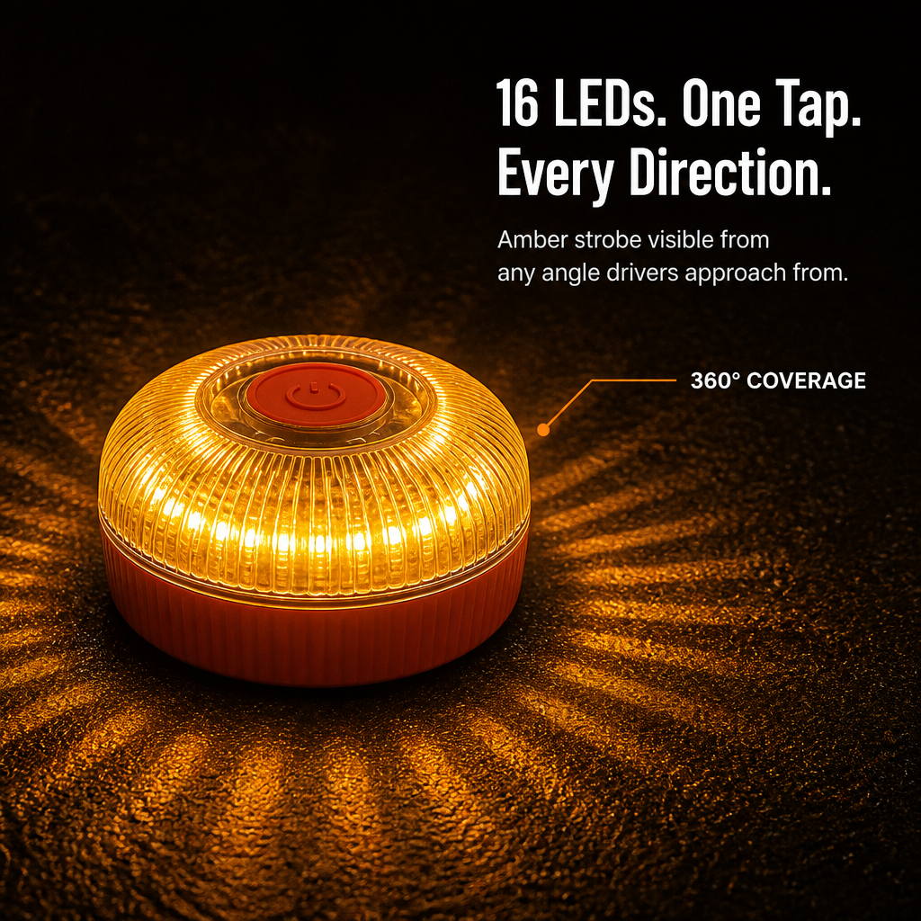 LumaGuard™ — Light Up the Whole Roadside in One Second Flat