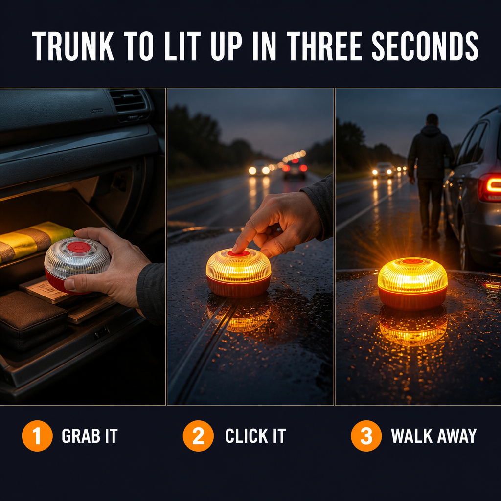 LumaGuard™ — Light Up the Whole Roadside in One Second Flat