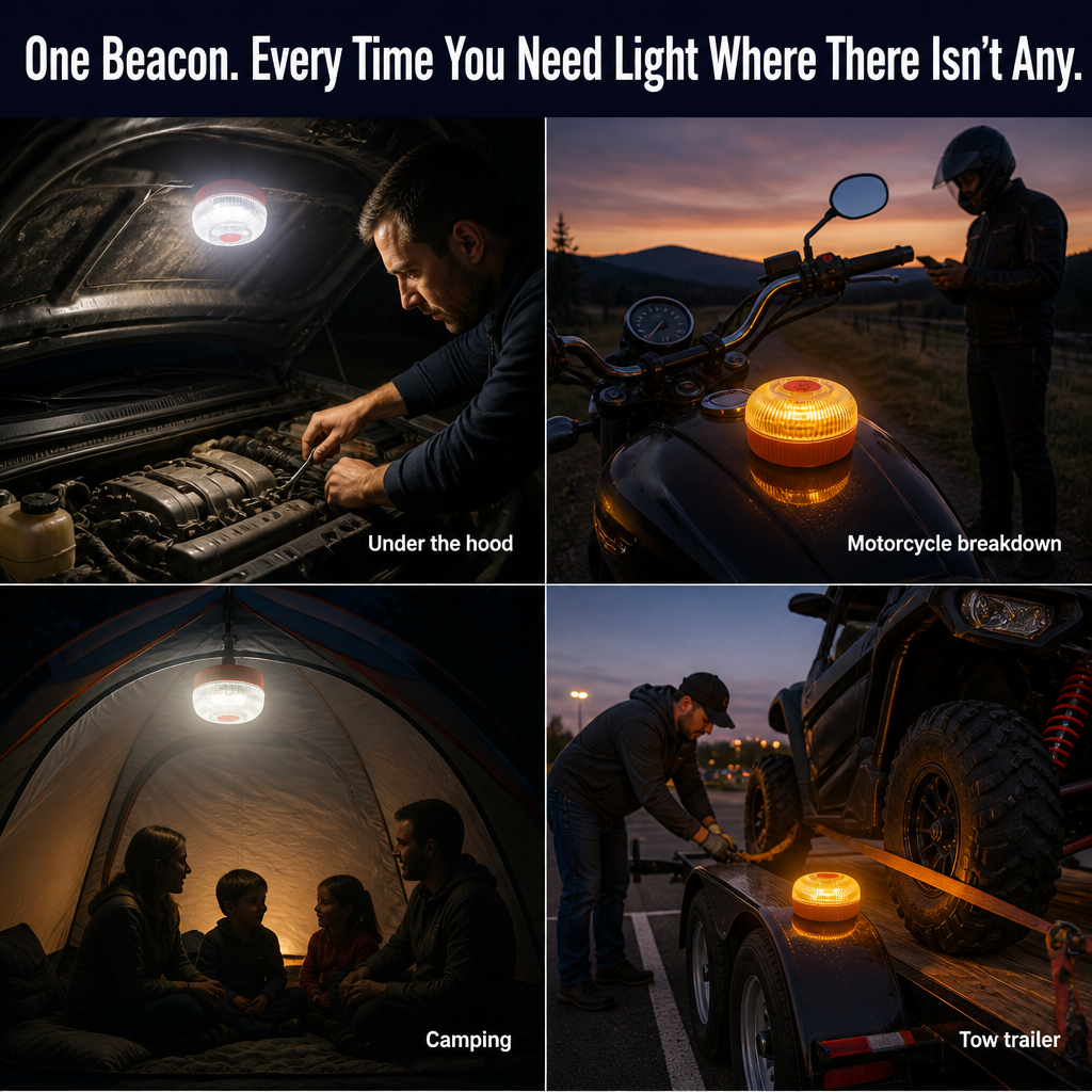 LumaGuard™ — Light Up the Whole Roadside in One Second Flat