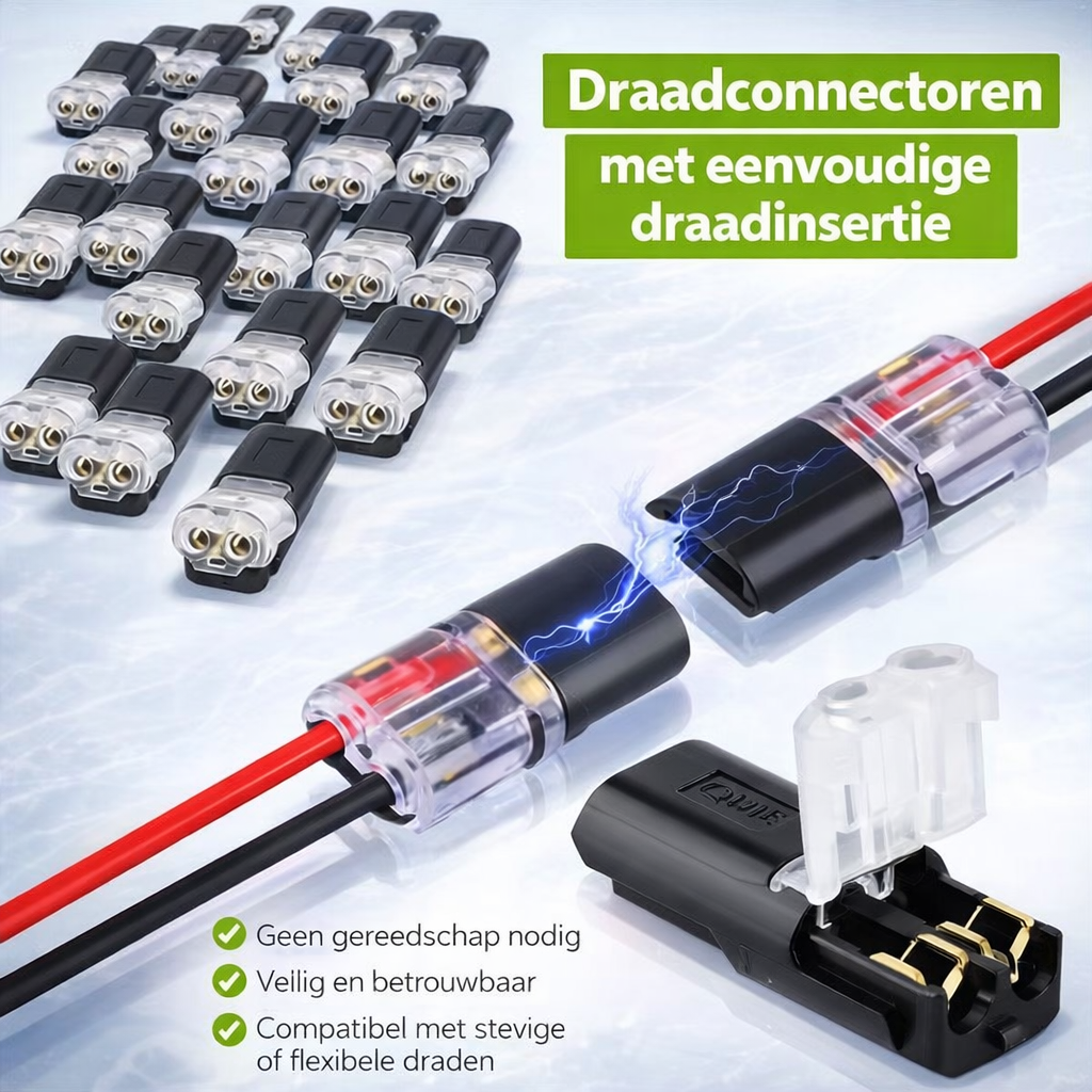 LED Connector for Quick and Easy Connections Without Soldering