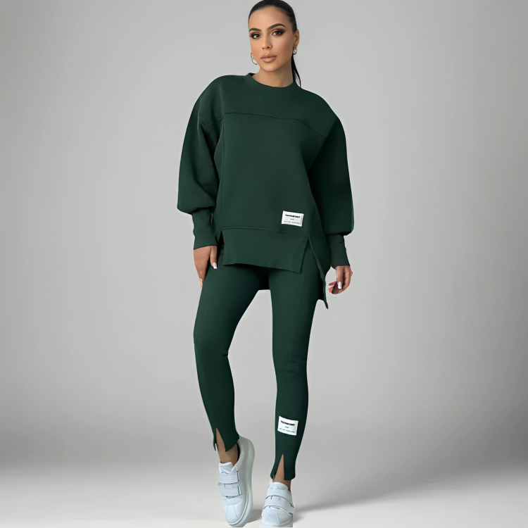 Zaira - Women’s Relaxed Fit Two-Piece Lounge Set