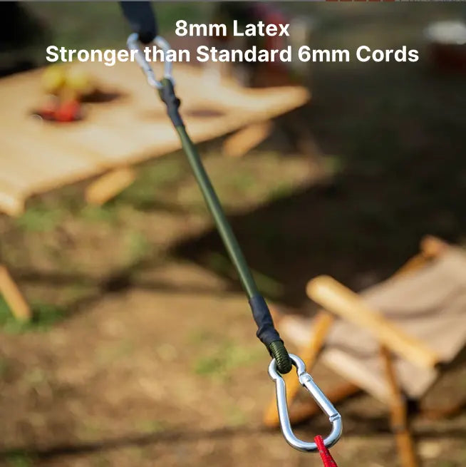 6-Pack of Durable Elastic Bungee Cords