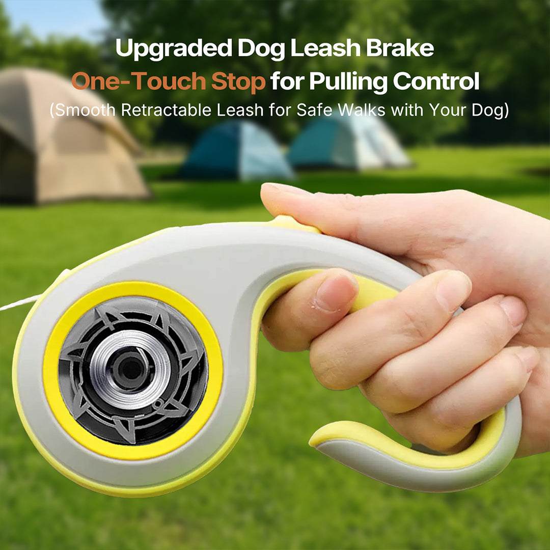 Durable Dog Leash with Retractable Design for Strong Pulling Dogs