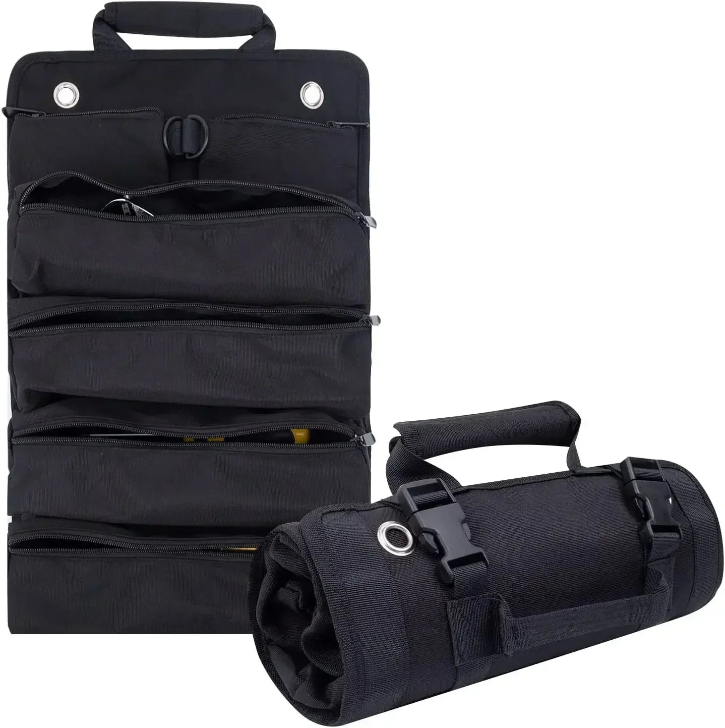 Durable Tool Organizer Bag with Roll-Up Design