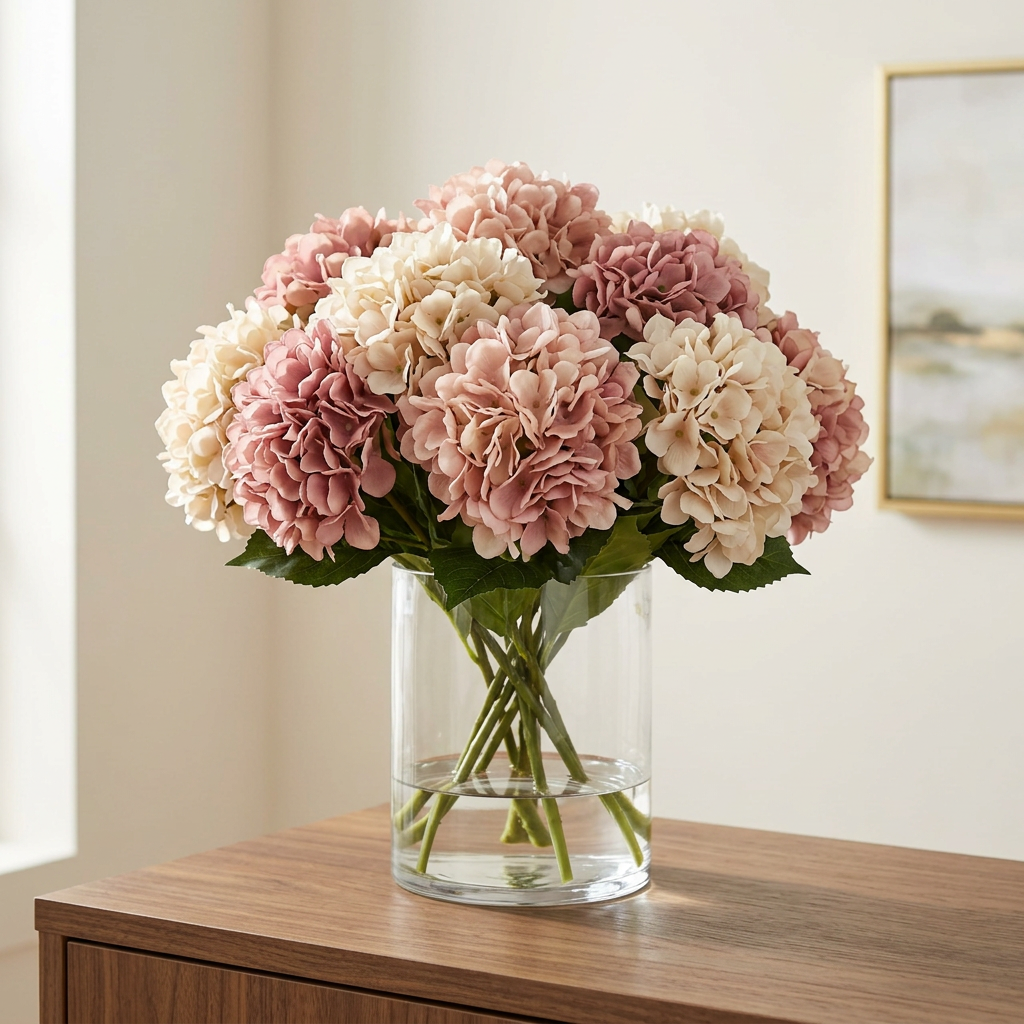 Bloomvera™ Realistic Silk Hydrangea Bouquet