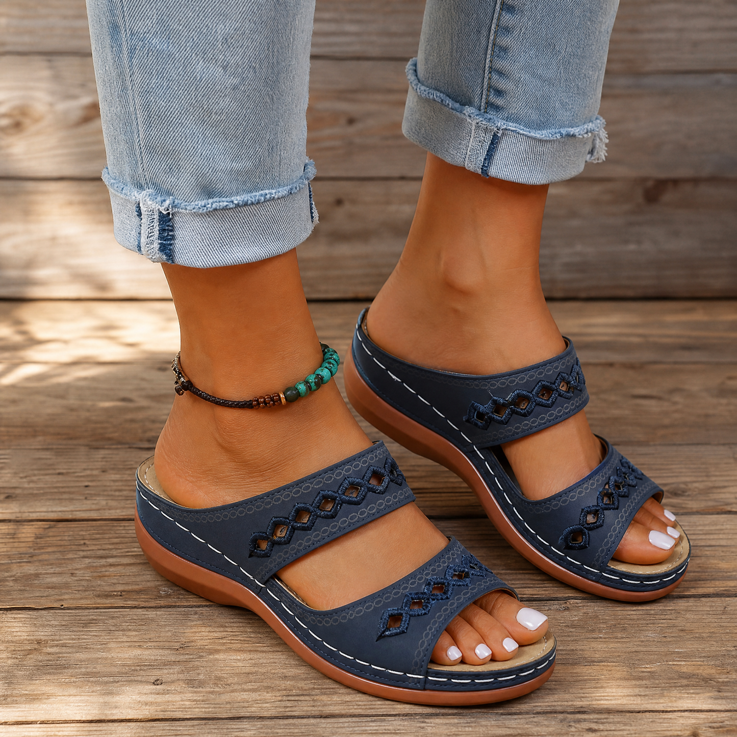 Comfort Lift™ Orthopedic Wedge Sandals for All-Day Walking