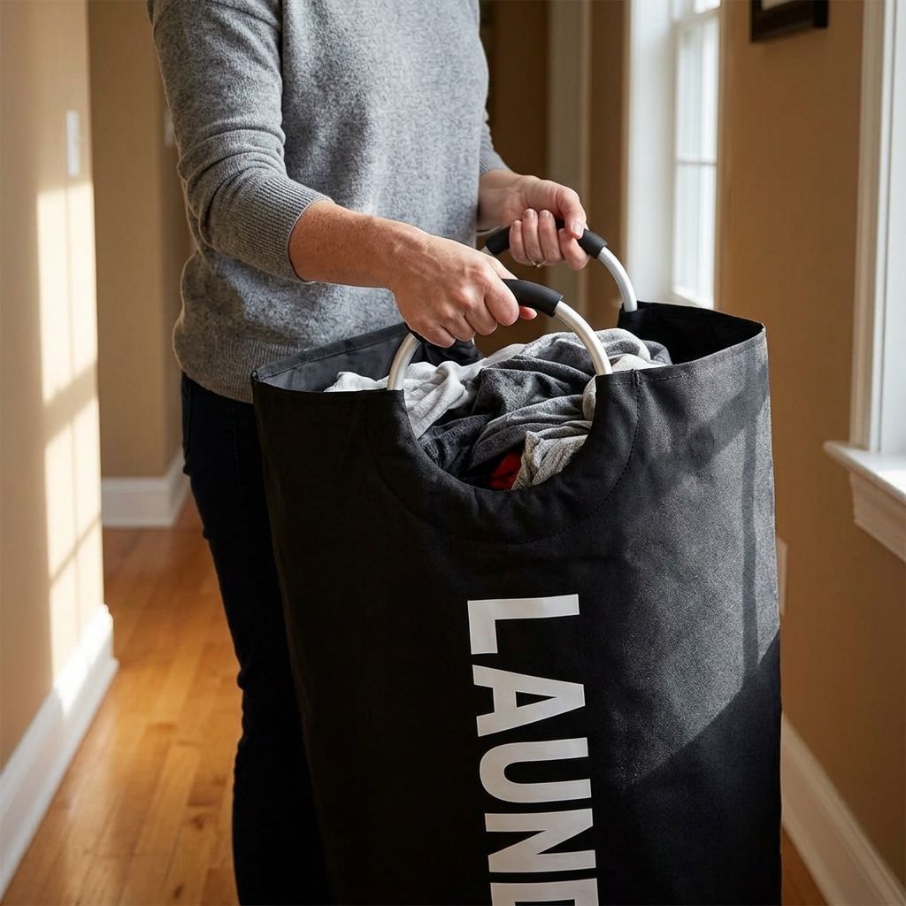 Carriva™ – Extra Large Collapsible Laundry Bag