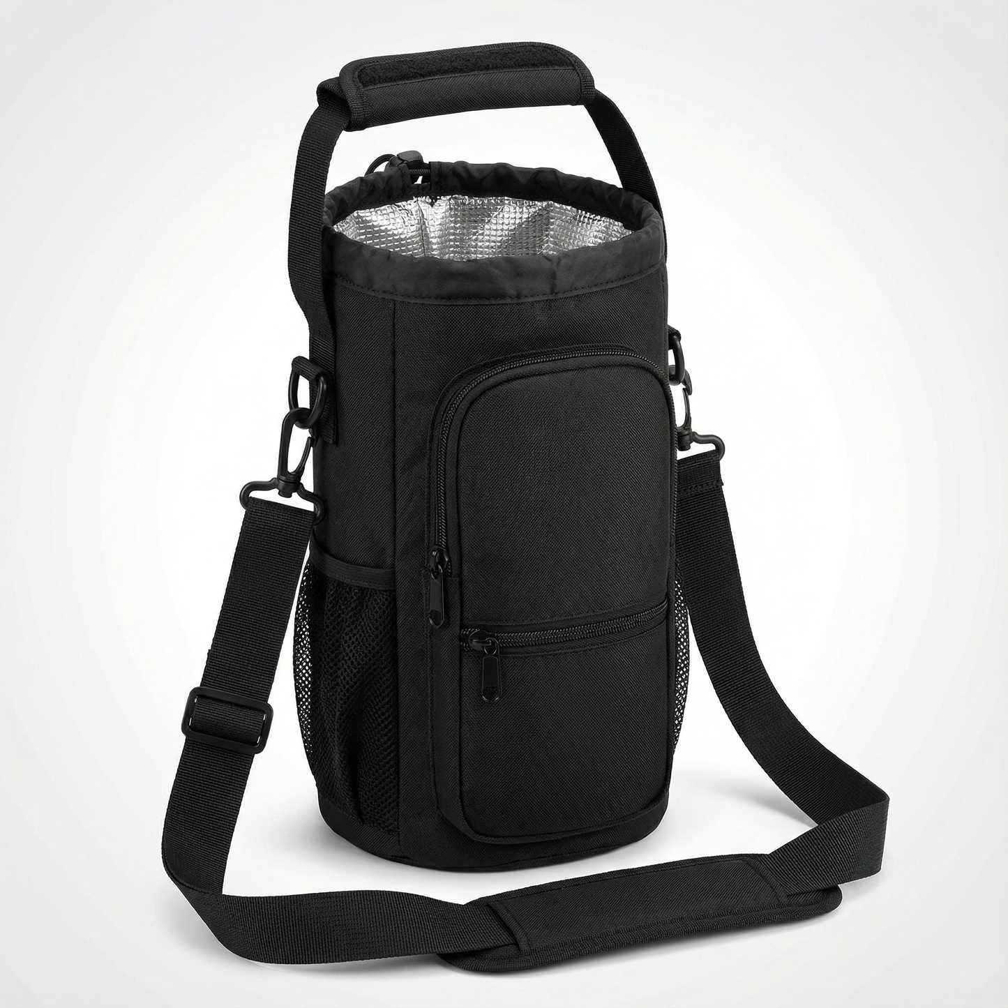 Carryvive™ – Insulated Water Bottle Carrier with Phone Pocket