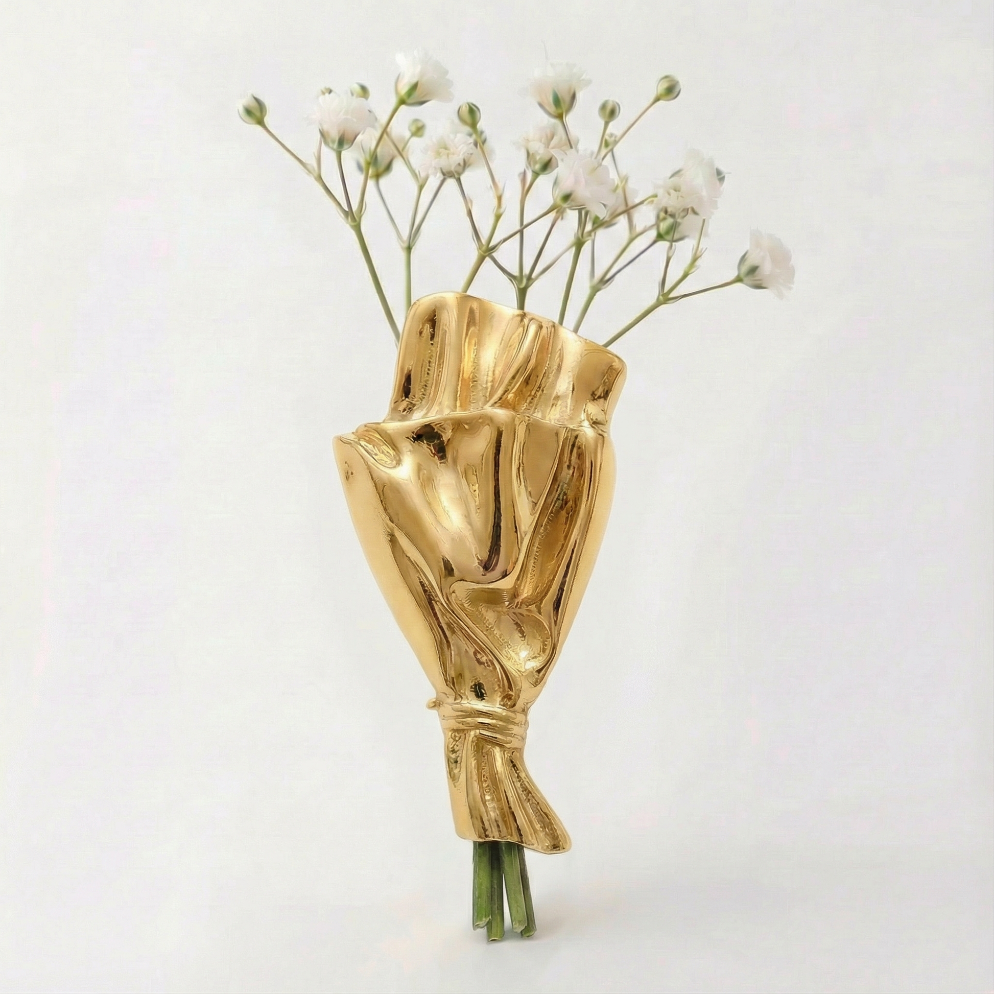 Wearable Flower Vase Brooch Pin for Fresh & Dried Stems