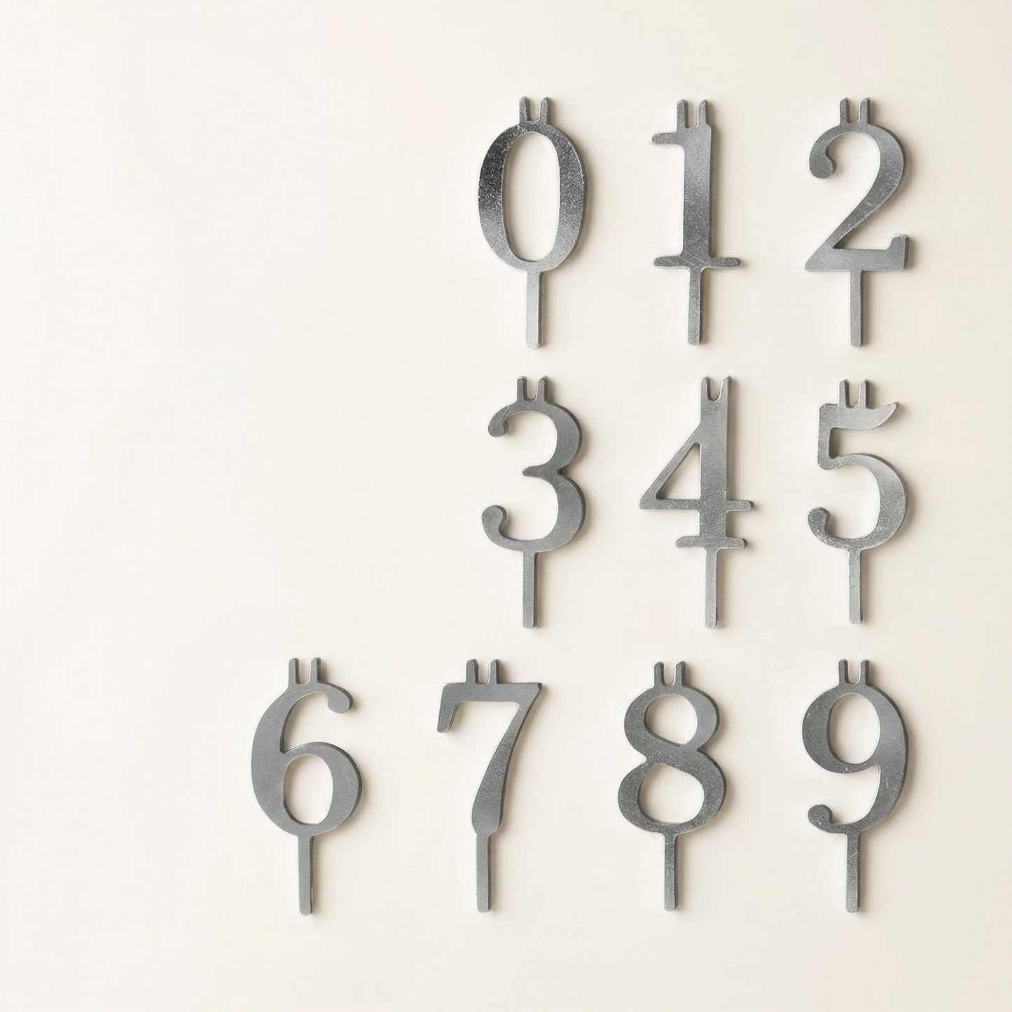 Candlewell™ – Reusable Number Candle Holder Set
