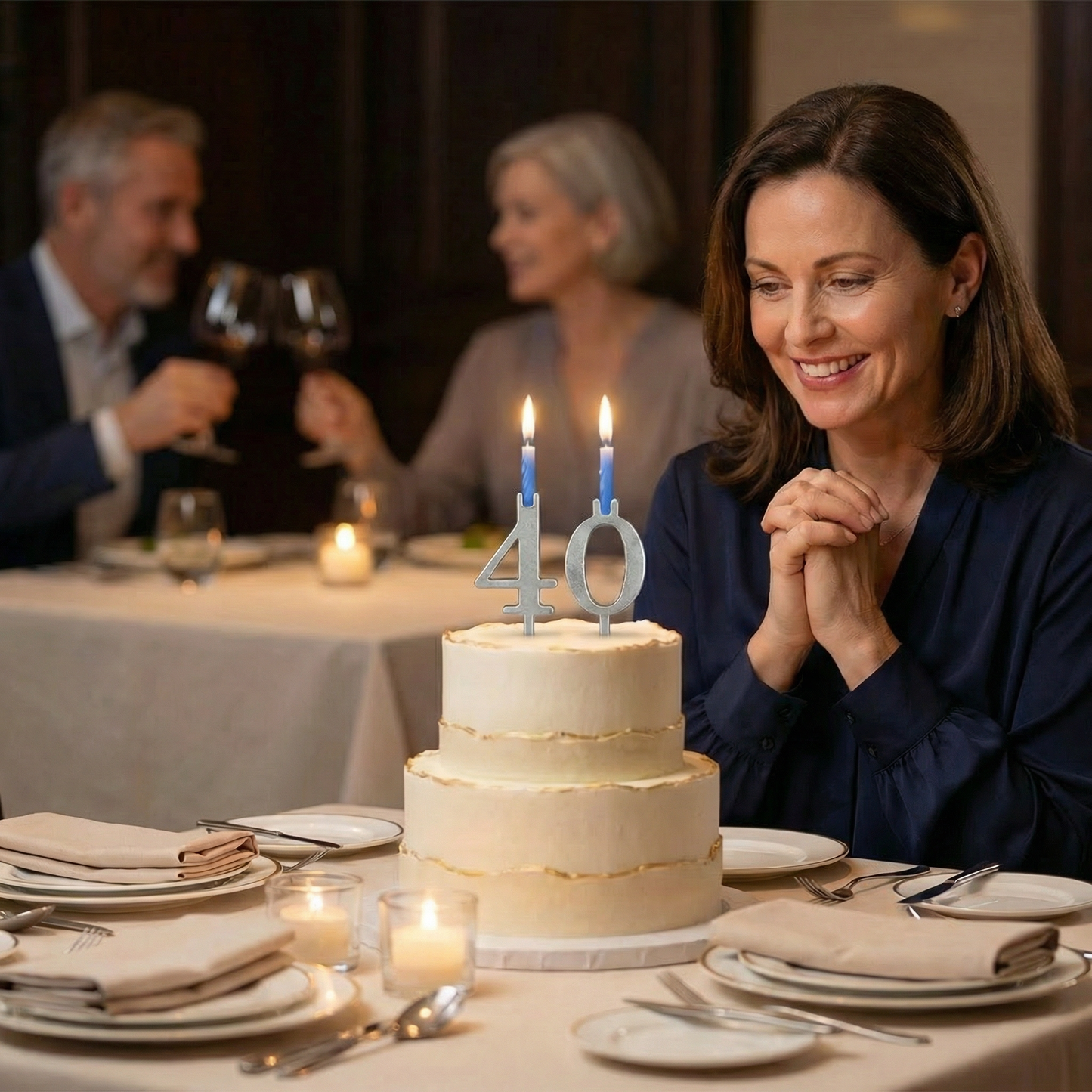 Candlewell™ – Reusable Number Candle Holder Set