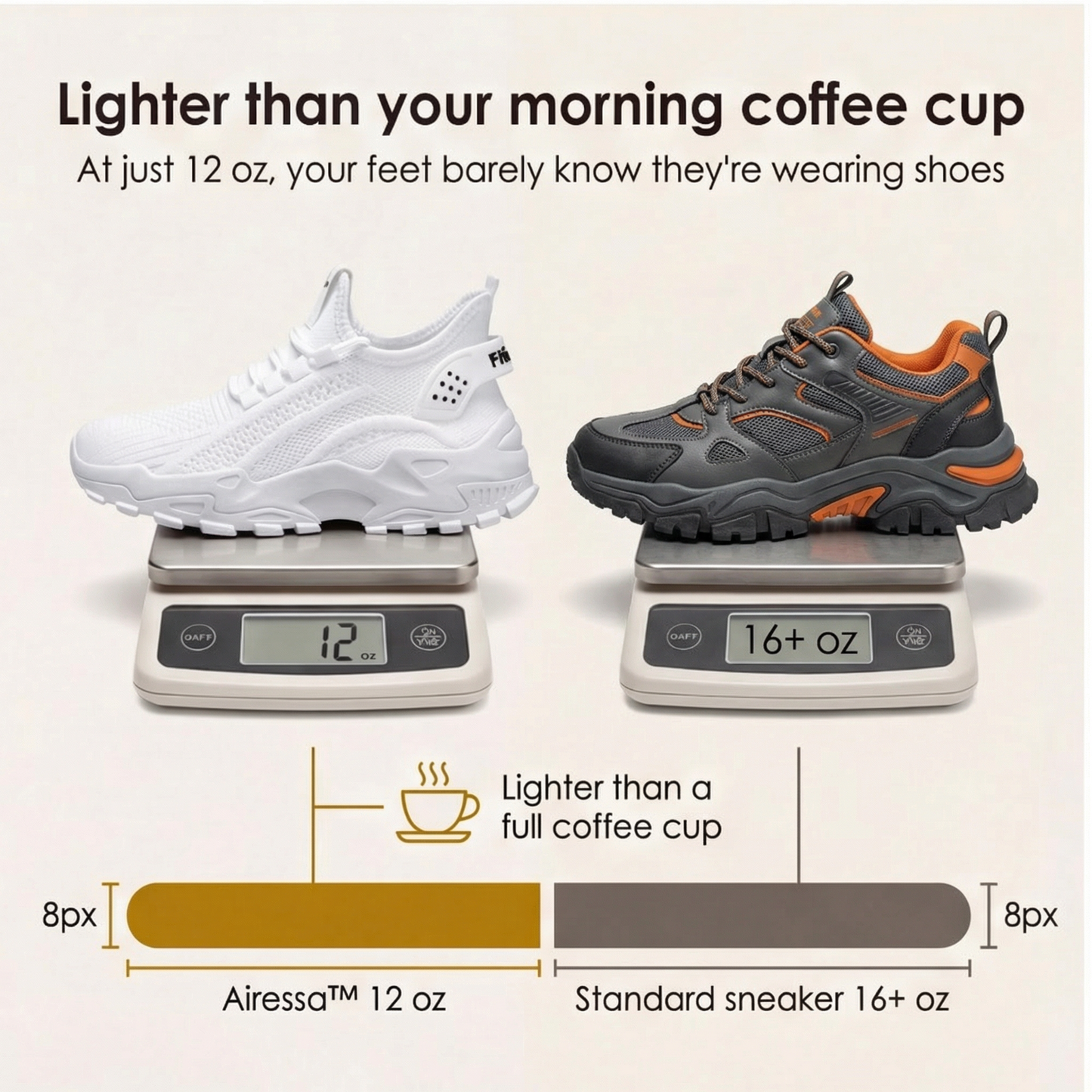 Airessa™ Breathable Mesh Sneakers for All Day Comfort
