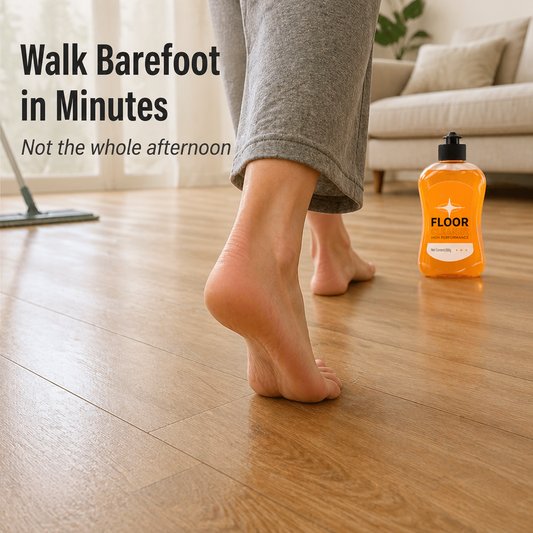 FloorLuxe™ — Mop Wood, Tile, and Bamboo Without the Sticky Chemical Aftermath