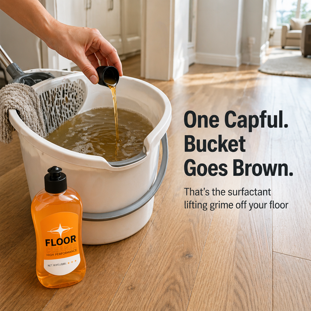 FloorLuxe™ — Mop Wood, Tile, and Bamboo Without the Sticky Chemical Aftermath
