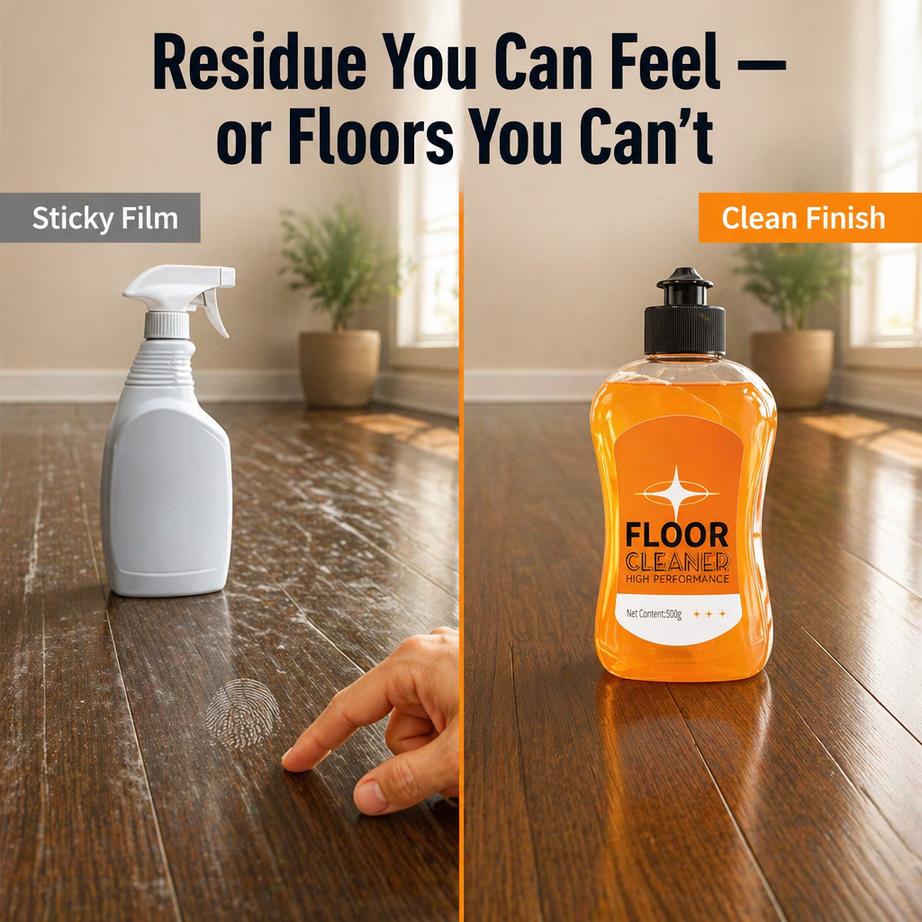 FloorLuxe™ — Mop Wood, Tile, and Bamboo Without the Sticky Chemical Aftermath