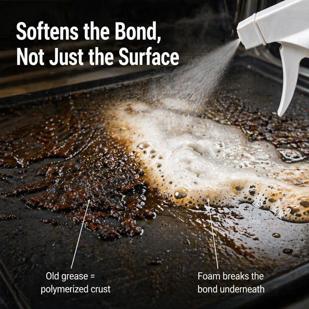 FlareClean™ — Dissolve Year-Old Oven Grease in 5 Minutes Flat