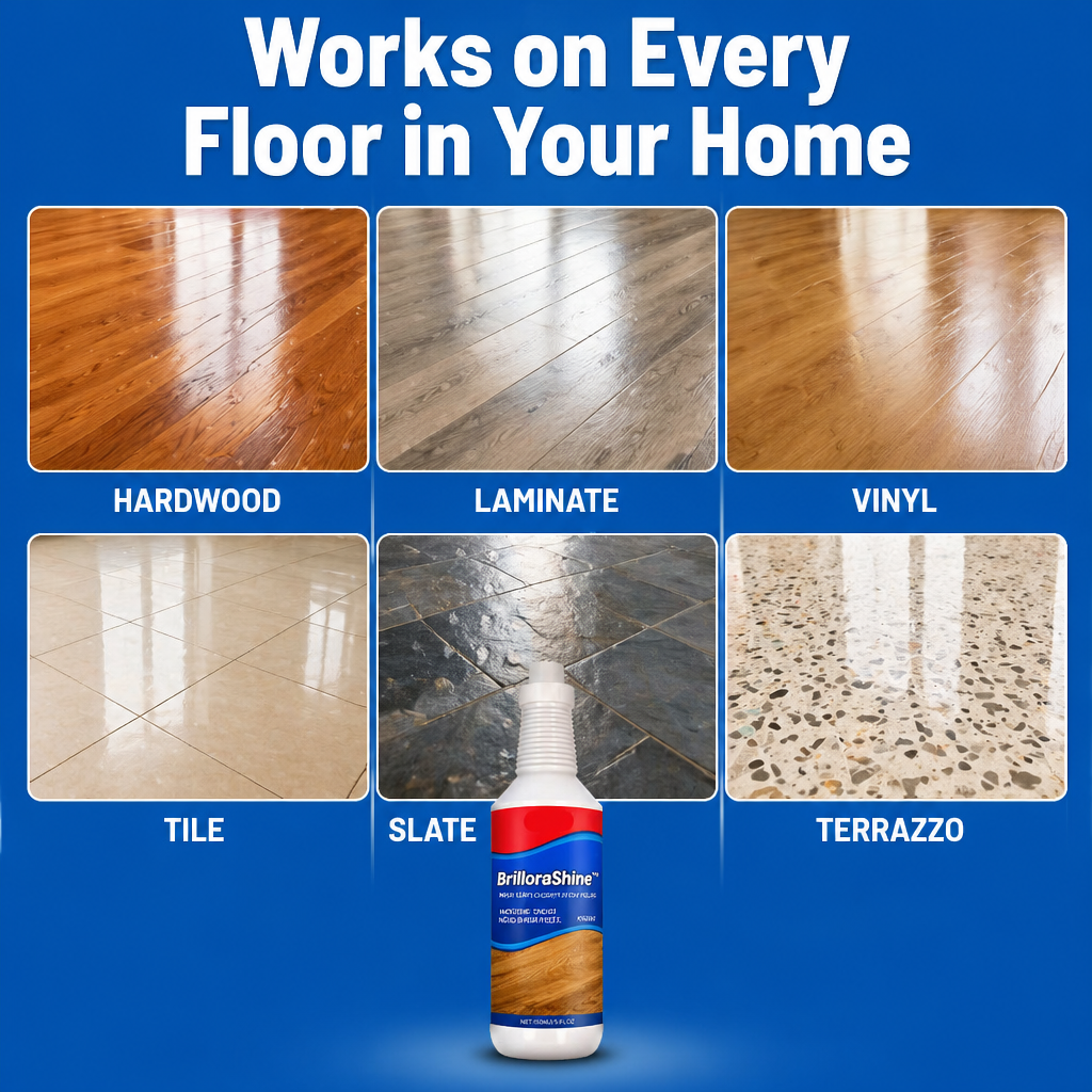 BrilloraShine™ — Bring Scratched, Dull Floors Back to Showroom Shine in Minutes