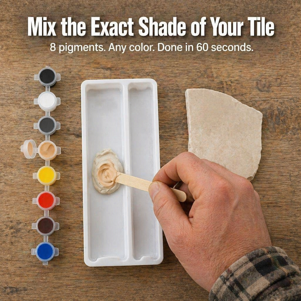 LuxePatch™ — Color-Match & Patch Cracked Tile, Stone, or Porcelain in Minutes