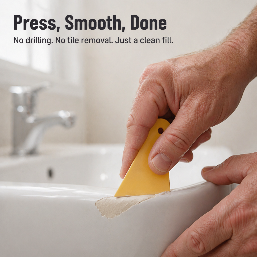 LuxePatch™ — Color-Match & Patch Cracked Tile, Stone, or Porcelain in Minutes