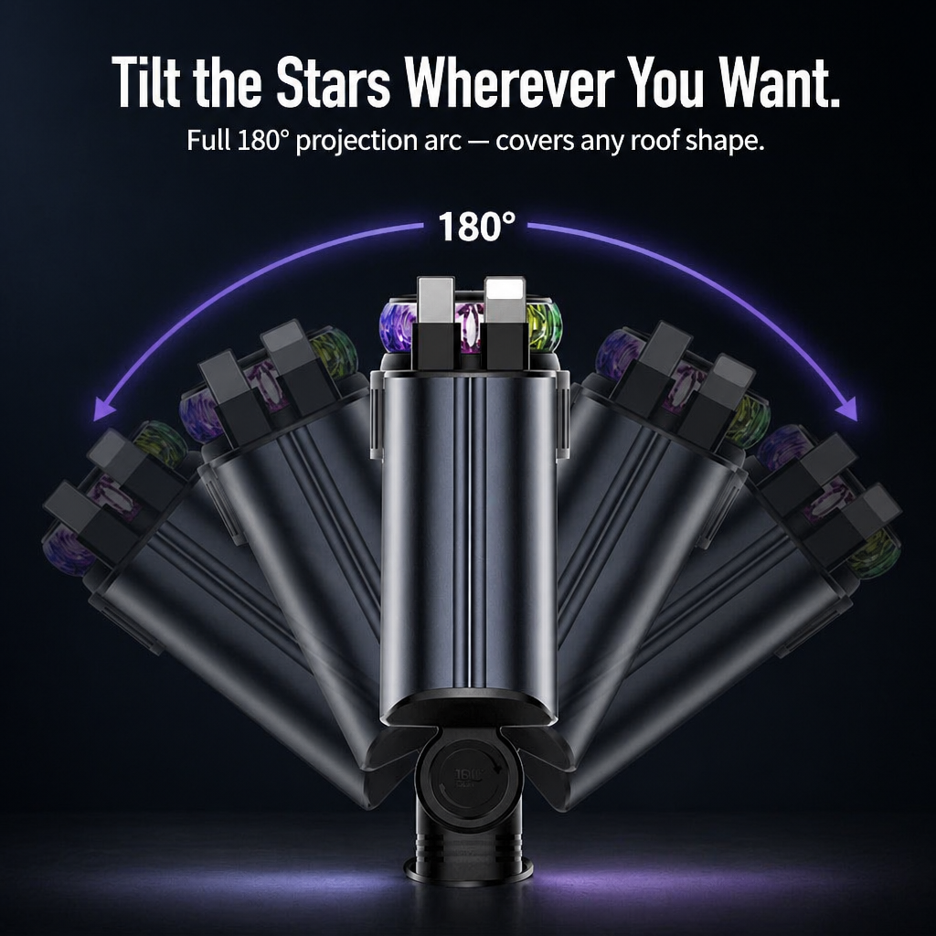 LumiVibe™ — Charge, Scent & Star-Project Your Car From One Plug