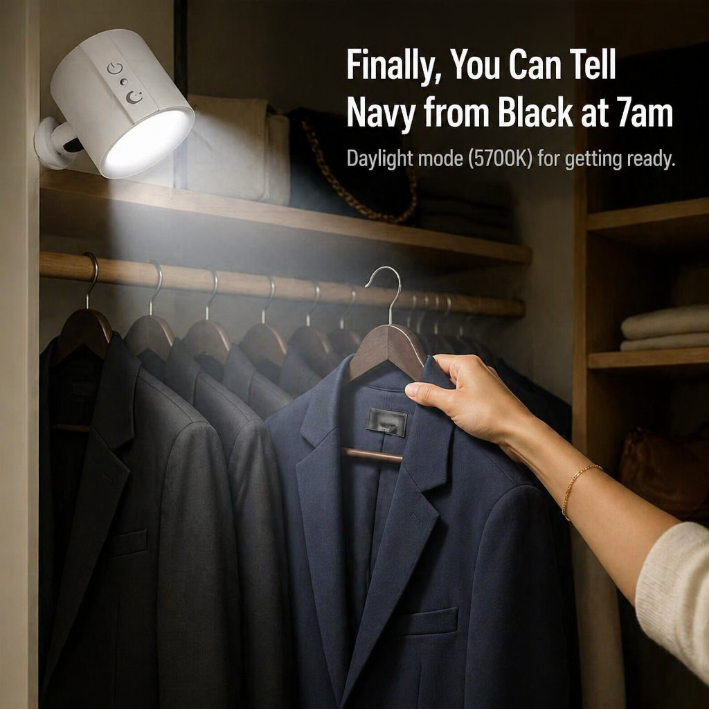 LumaFlex™ — Add Bright, Cordless Light to Any Wall in Under a Minute