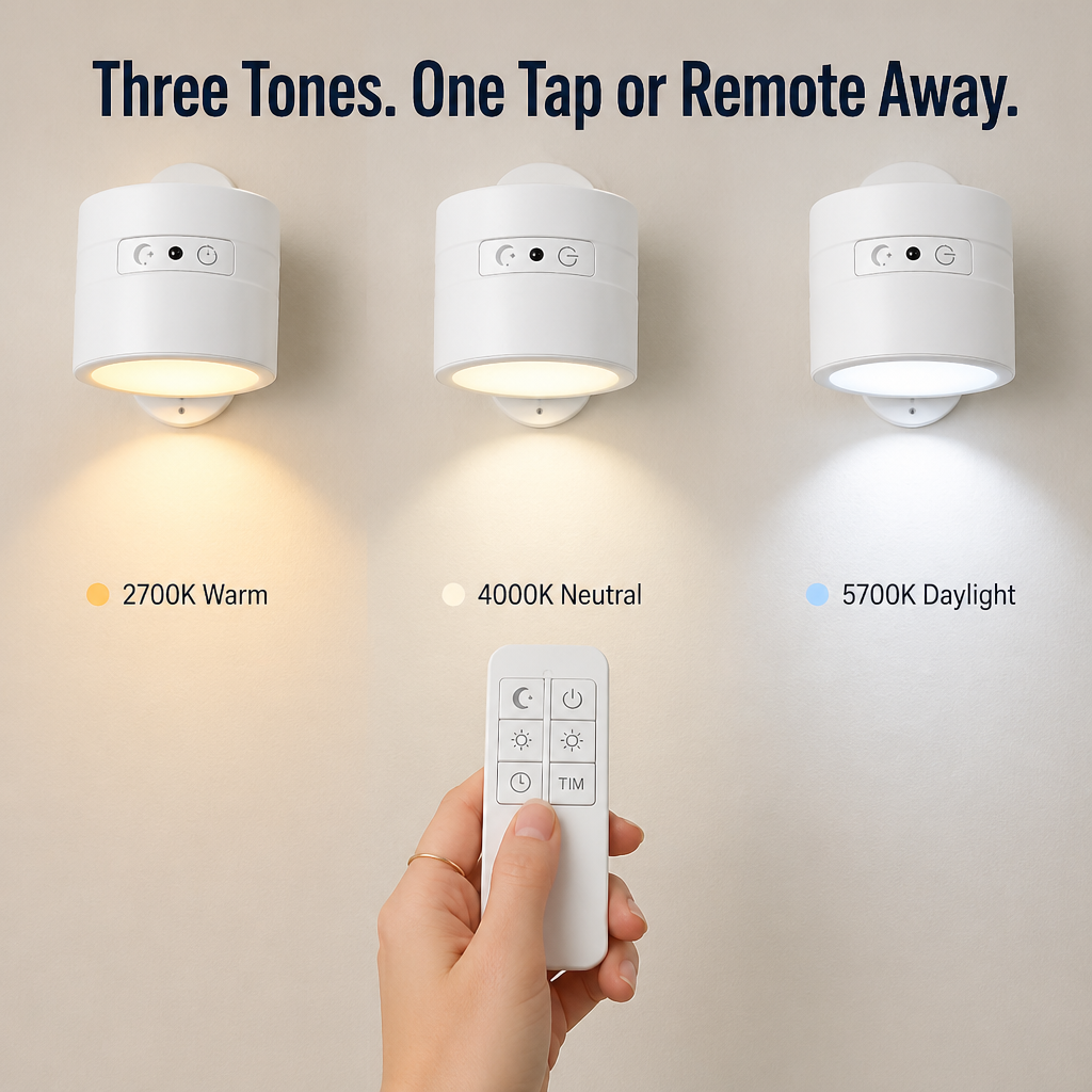 LumaFlex™ — Add Bright, Cordless Light to Any Wall in Under a Minute