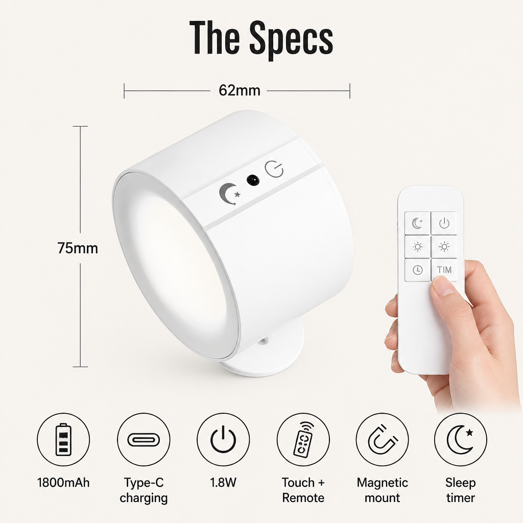 LumaFlex™ — Add Bright, Cordless Light to Any Wall in Under a Minute