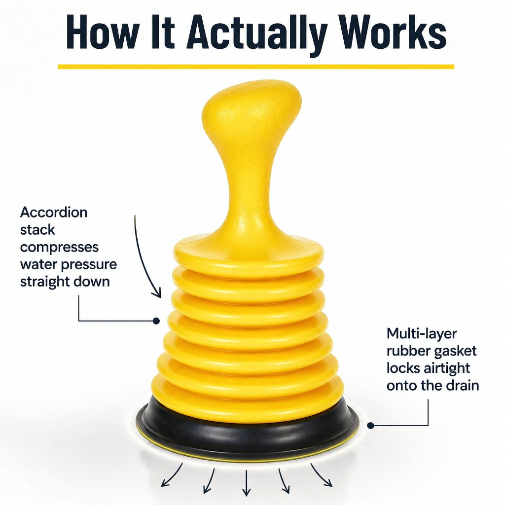 DrainMight™ — Pop Stubborn Sink Clogs in Seconds Without the Mess