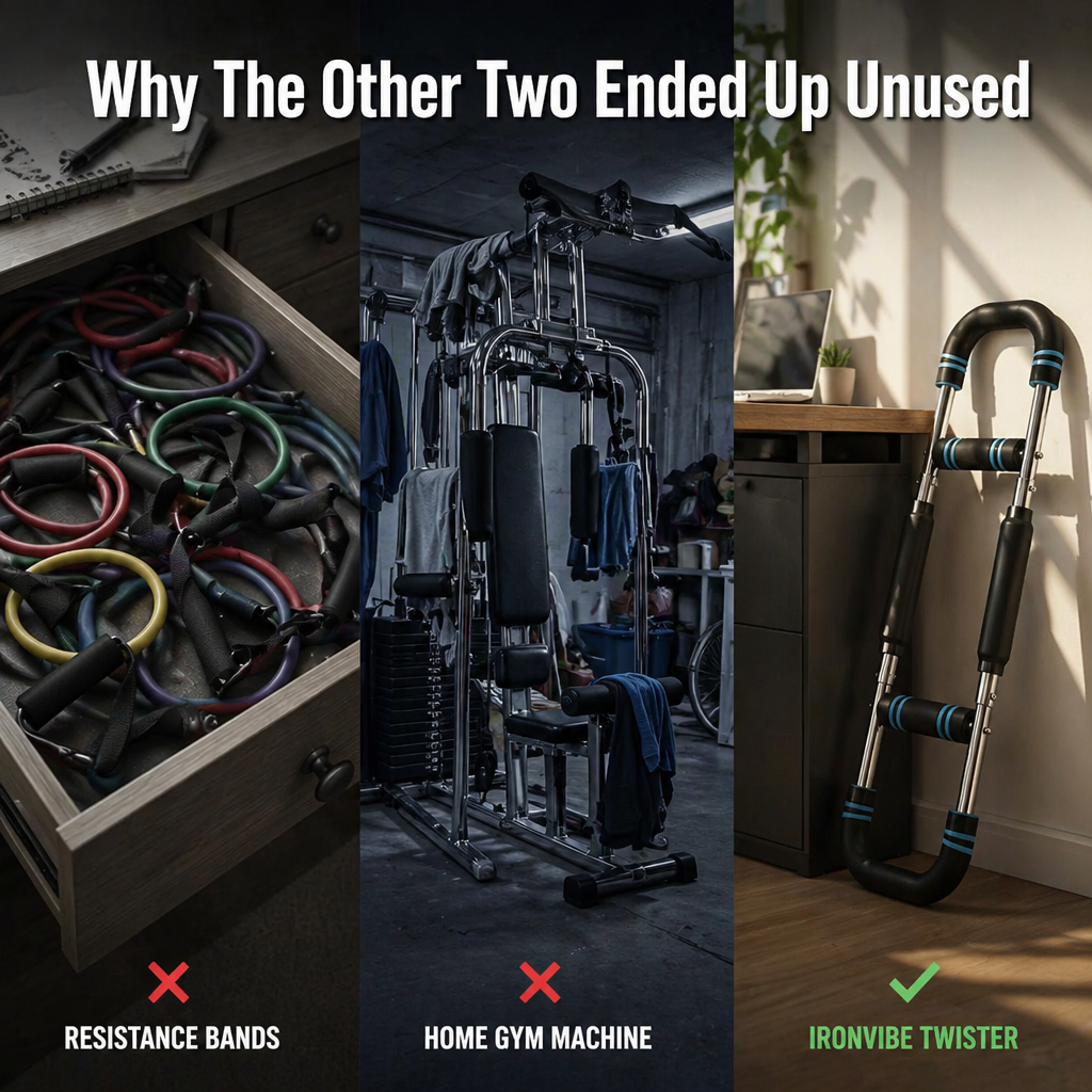 IronVibe™ Adjustable Twister — Sculpt Stronger Arms, Chest & Back in 10 Minutes